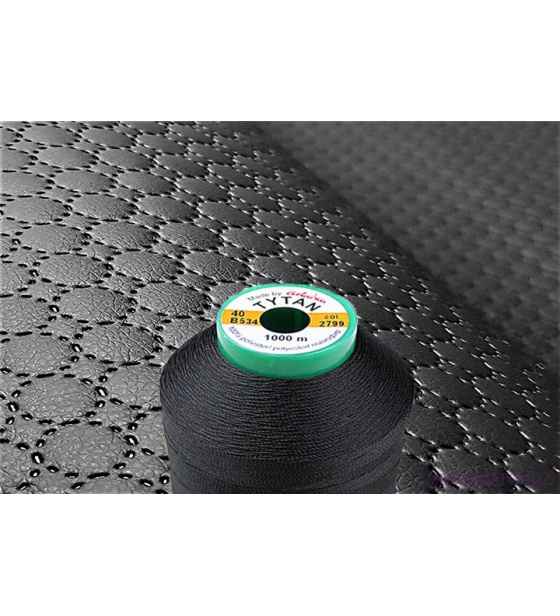 Šicí nitě TYTAN černé 40 1000 m barva 2799