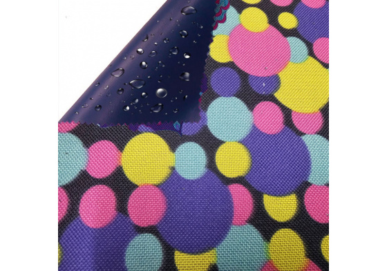 Vodu odpuzující látky kodura vzor Puntik multi woda