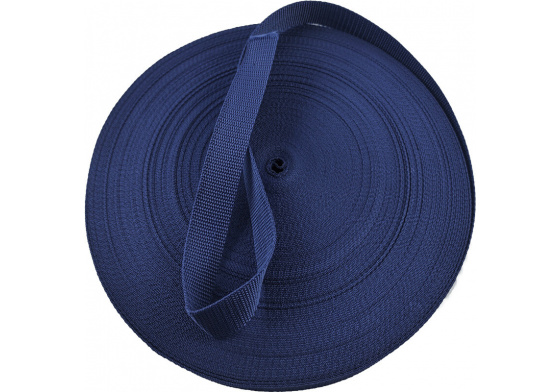 Polypropylénový popruh 25 mm granátový (balení 50 m)