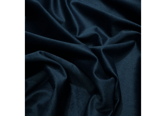 Velurová potahová látka, Velluto, Tm. Modrá