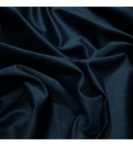 Velurová potahová látka, Velluto, Tm. Modrá