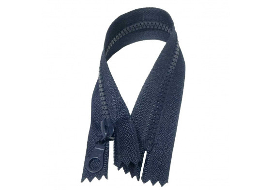 Zip kostkový 5 mm 25 cm Nedělitelný Granátový