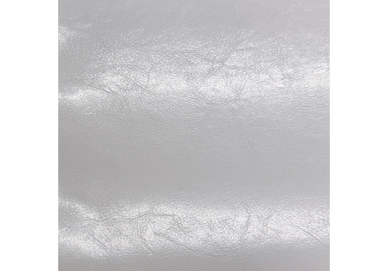 Le cuir écologique GLACE couleur Blanche