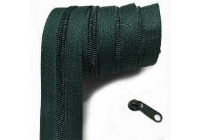 Zip spirálový ultramarin 5 mm metráž