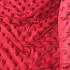 Látka minky srdička, 320 g/m², šíře 160 cm, metráž, červená