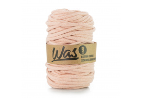 Bavlněná šňůra 9mm, 50m, barva lososevá 120