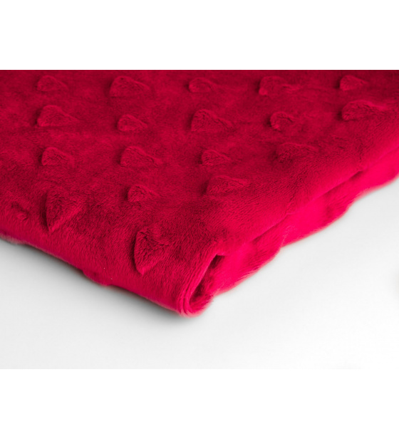 MINKY SRDÍČKA  barva červená 29