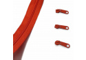 Fermeture à glissière en spirale orange 5 mm au métre