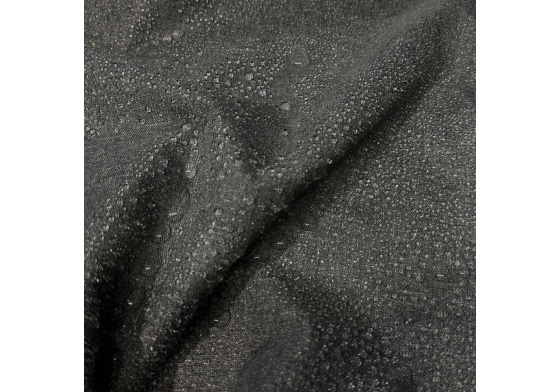 Vodu odpuzující látky, Oxford, šíře 150 cm, Denim Grafit