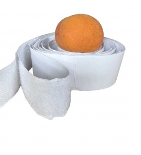 Pásek na suchý zip s lepidlem bílý 50 cm, šířka 20 mm