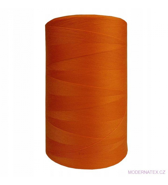 Nitě VIGA 120 do overloků 5000m barva pomeránčová 424