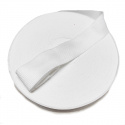Bande ourlet polyester 40 mm  couleur blanche
