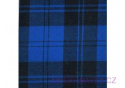 Bavlněná flanelová látka vzor kostka modrá  8x8 cm