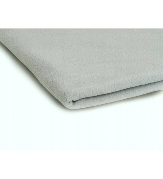 Polar fleece látka 200 g/m², šířka 150 cm, šedý, metráž