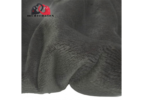 Minky mikroplyš jednobarevné barva grafit