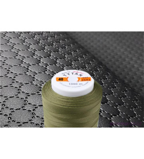 Šicí nitě TYTAN 40 1000 m khaki barva 2582