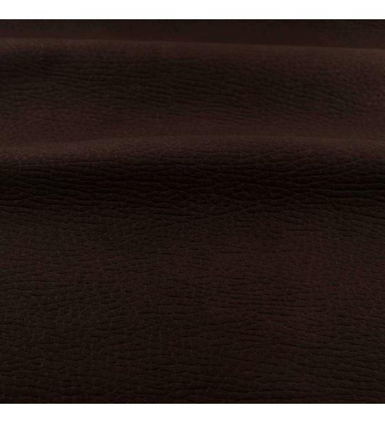 Eco-leather Largo Chocolate, upholstery fabric on a backing, coarse, by the meter