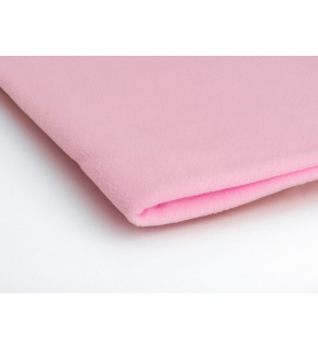 Polar fleece látka 200 g/m², šířka 150 cm, světle růžový, metráž