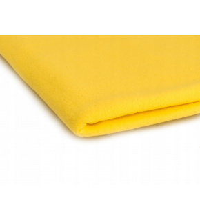 Polar fleece látka 200 g/m², šířka 150 cm, žlutý, metráž Polar fleece látka 200 g/m², šířka 150 cm, žlutý, metráž