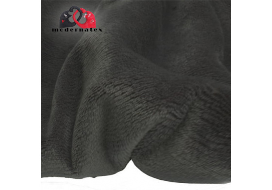 Minky  mikroplyš jednobarevné barva ČERNÁ