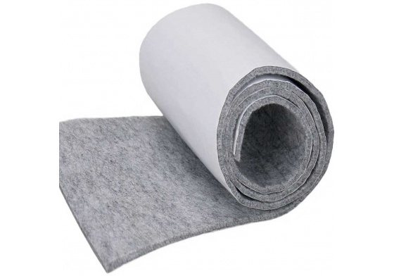 Samolepicí technický filc 4,5 mm barva Šedá 700 gr