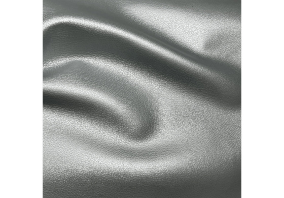 Ekokůže SOFT, barva Silver, glazovaná, koženka metráž