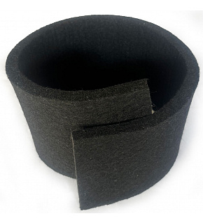 Technický filc 20 mm barva Černá, šířka 100 cm