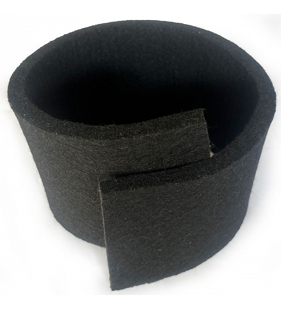 Technický filc 20 mm barva Černá, šířka 100 cm