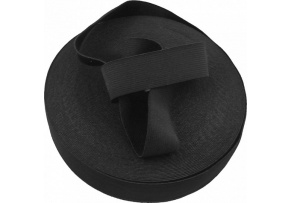 Guma pro šití oděvu šíře 50 mm černá balení 25 m