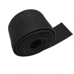 Filс technicky barva černá pásek 140 cm x 5 cm, 750 gr, tloušťka 6 mm