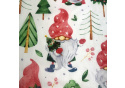 Tissu de Noël en coton au mètre, largeur 160 cm, pour décorations de Noël