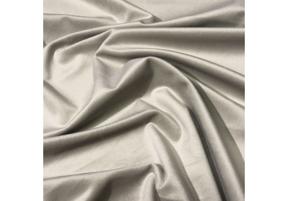 Velurová potahová látka, Velluto, Kremová