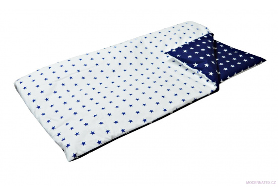 Povlečení do postýlky 2 dílné STARS barva Granatová