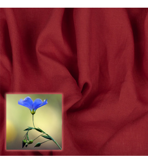 Přírodní lněná látka Oskar, Bordo, 265 gr/m2 Přírodní lněná látka Oskar, Bordo, 265 gr/m2