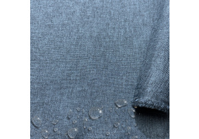 Vodoodpudivá látka Imitace lnu, 220 g/m², šíře 160 cm, granátová