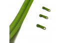 Fermeture à glissière en spirale vert 5 mm au métre