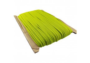 Kulatá guma barevná, 3 mm, 50 m barva zelená neo