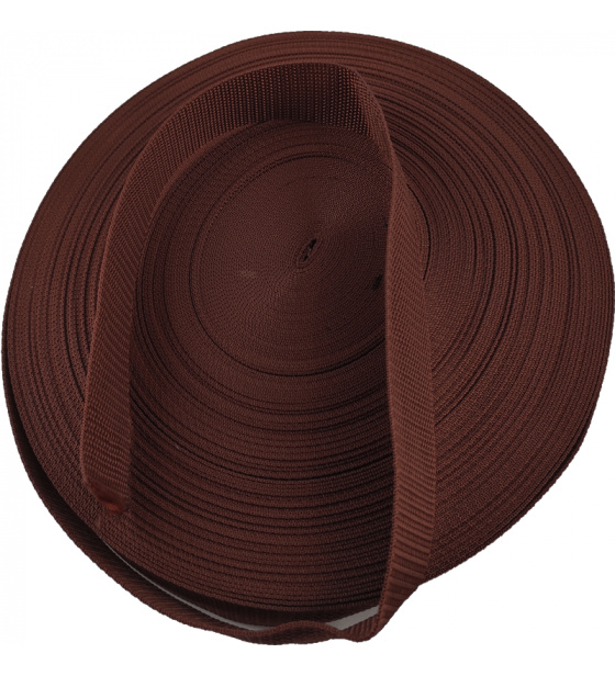 Polypropylénový popruh 30 mm  hnědý (balení 50 m)