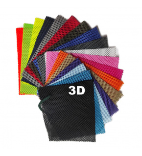 Vzorník Síťovina pletená 3D, 10x15 cm