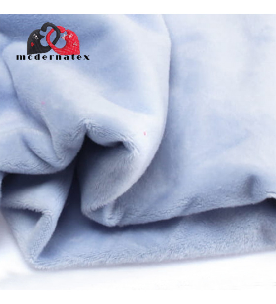 Minky mikroplyš jednobarevné barva sv, modrá 