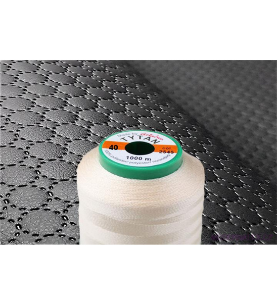 Šicí nitě TYTAN 40 1000 m ecru barva 2545