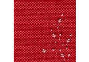 Nepromokavá látka Imitace lnu-11, Červená