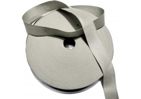 Lemovací proužek PES 25 mm barva šedá