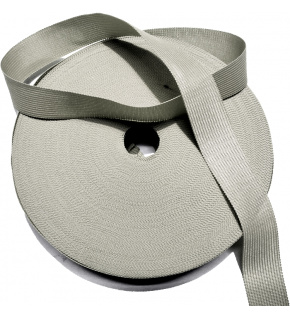 Lemovací proužek PES 25 mm barva šedá