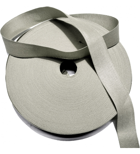 Lemovací proužek PES 25 mm barva šedá