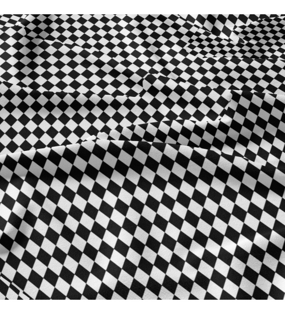 Bavlněná látka 100% bavlna, 125 g/m², šíře 160 cm, ornament černý