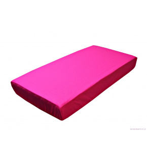 Prostěradlo do postýlky bavlněné na gumu 120x60 cm AMARANT