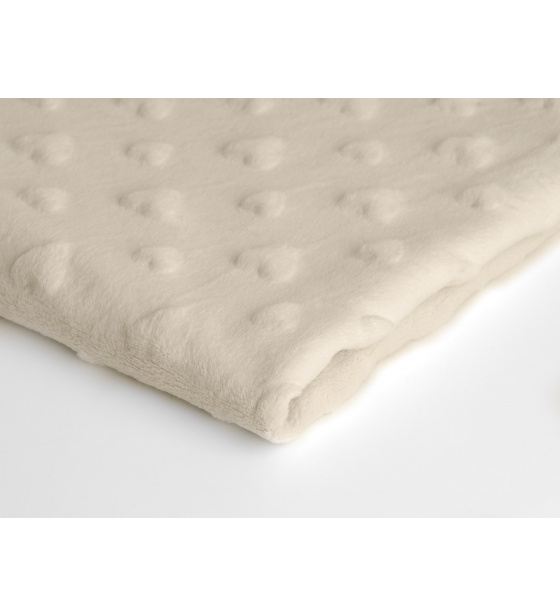 MINKY SRDÍČKA  barva ecru 02