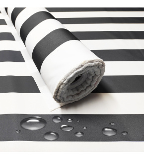 Voděodolná látka Premium, 190 g/m², šíře 160 cm, proužky grafit