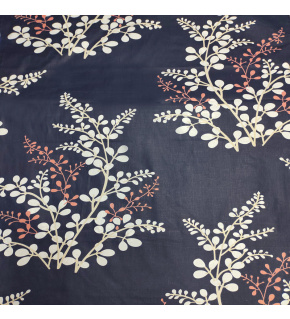 Bavlněná látka 100% bavlny, 125 g/m², šíře 160 cm, kytičky na modrém